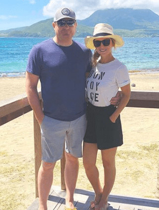 vacation time with her husband